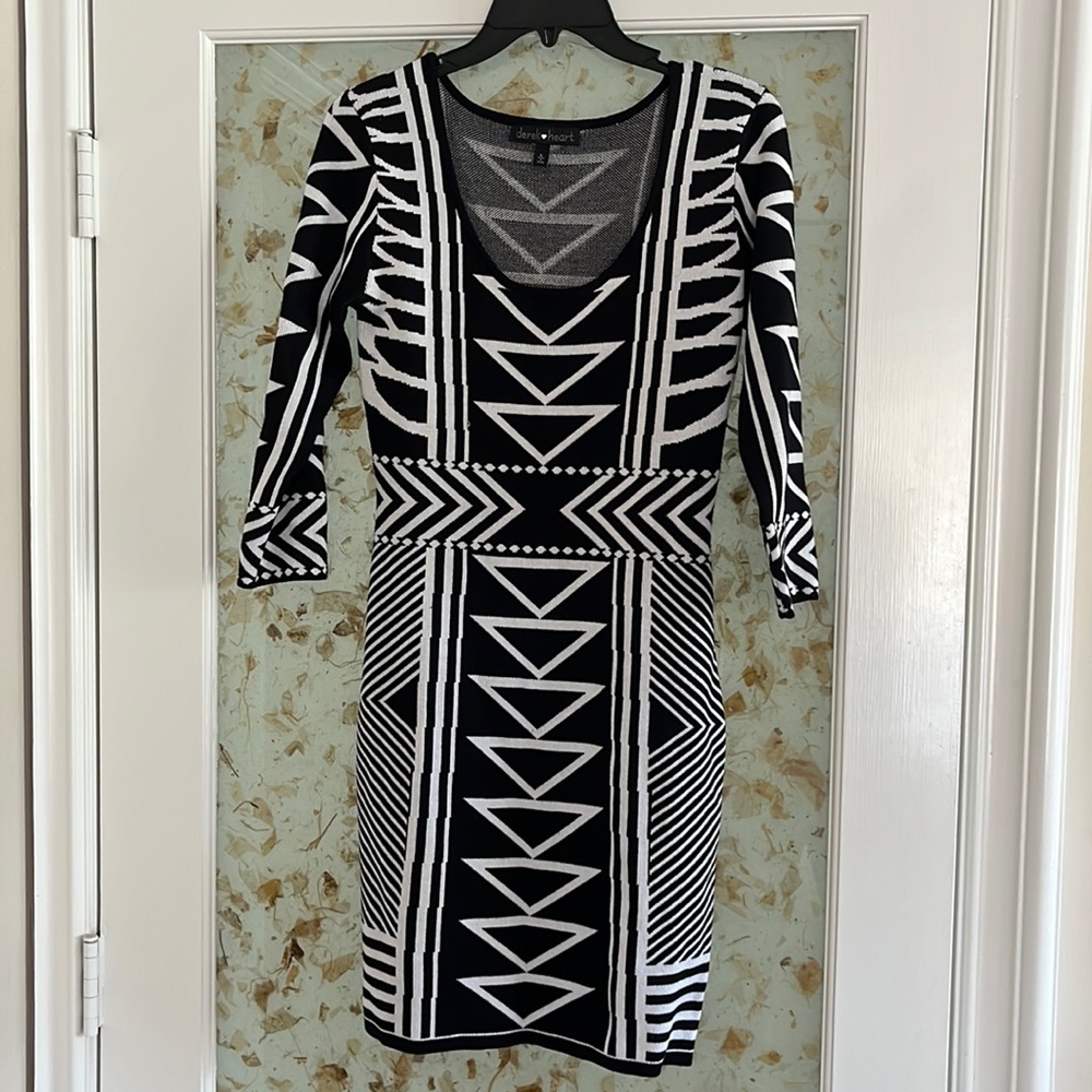 Derek Hart woven geometric dress (Juniors L)